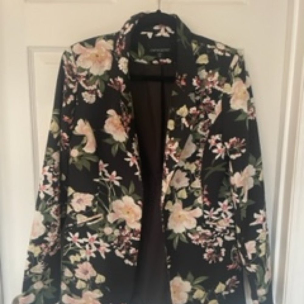 Cynthia Rowley floral blazer